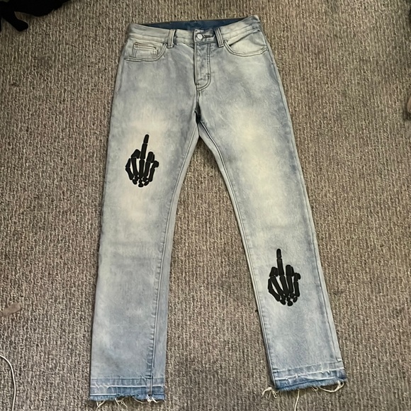 mnml chrome hearts pants